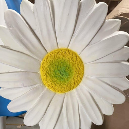 Small White Daisy In Pot Flower Statue - LM Treasures 