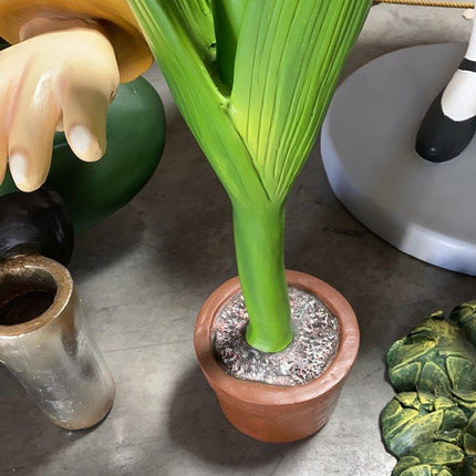 Small Tulip In Pot Flower Statue - LM Treasures 