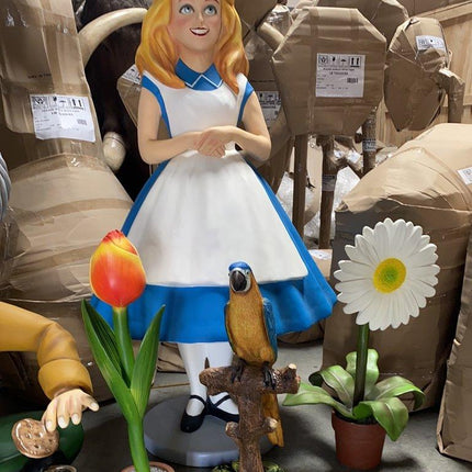 Small Tulip In Pot Flower Statue - LM Treasures 