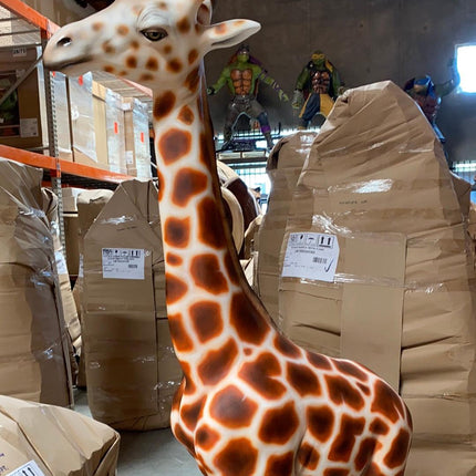 Walking Giraffe Life Size Statue - LM Treasures 