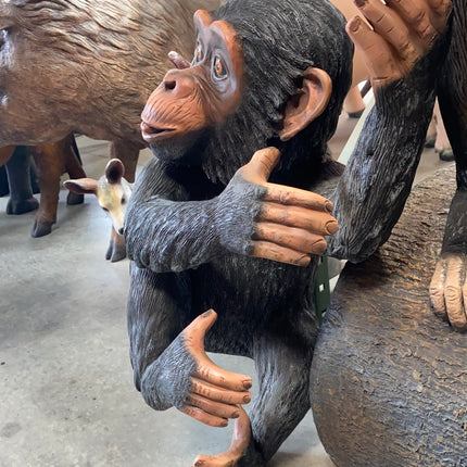 Monkey Chimpanzee Congo Life Size Statue - LM Treasures 