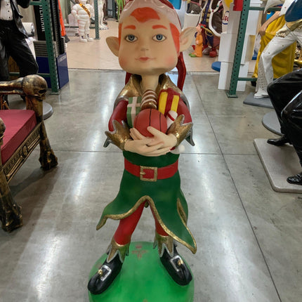 Christmas Elf Boy Over Sized Statue - LM Treasures 