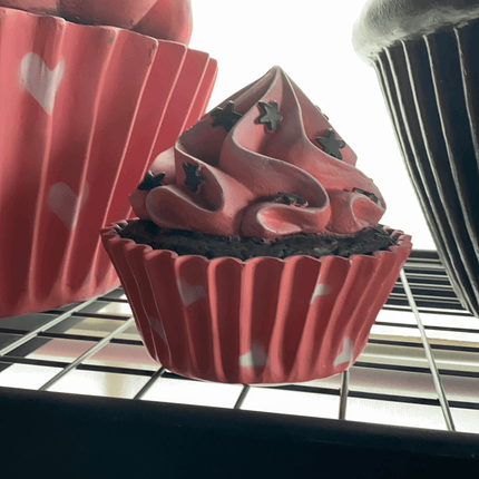 Mini Hanging Pink Cupcake Over Sized Statue - LM Treasures 