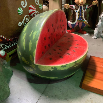 Watermelon Bench Life Size Statue - LM Treasures 