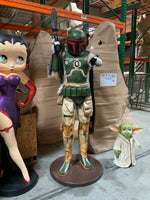 Green Boba Space Trooper Life Size Statue - LM Treasures 