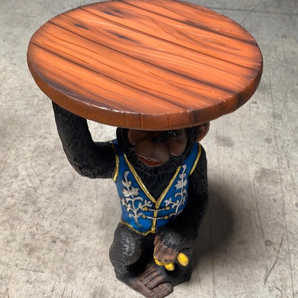 Circus Monkey Table Life Size Statue - LM Treasures 