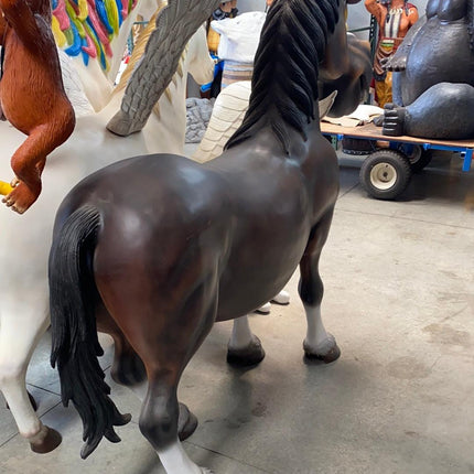 Comic Horse Life Size Statue - LM Treasures 
