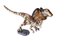 Baby Dilophosaurus Dinosaur Life Size Statue - LM Treasures Life Size Statues & Prop Rental