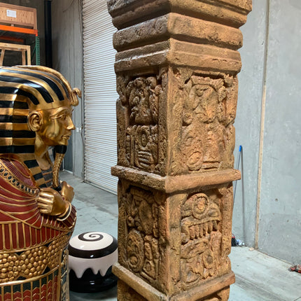 Column Aztec Pilaster Greek Roman Prop Resin Decor - LM Treasures 