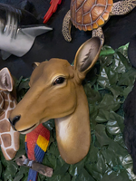 Antelope Head Life Size Statue - LM Treasures 