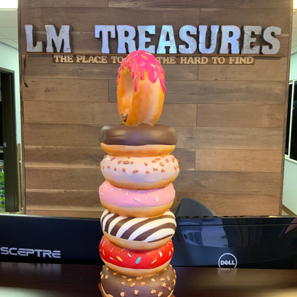 Small Stacked Donuts Table Top Statue - LM Treasures 