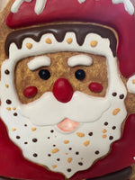 Santa Gingerbread Cookie Over Sized Statue - LM Treasures 