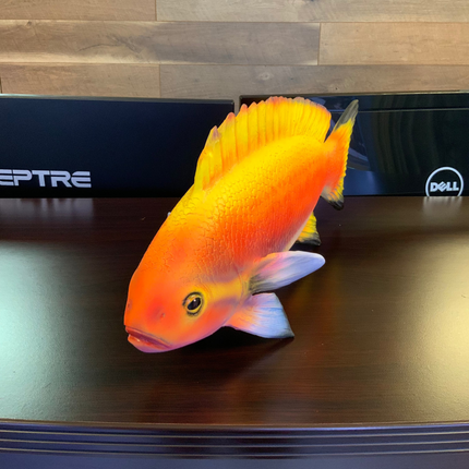Orange Fish Statue - LM Treasures 