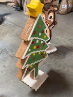 Small Gingerbread Christmas Tree Statue - LM Treasures 