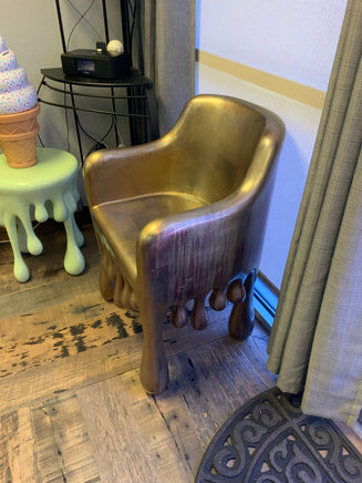 Copper Melting Chair Dripping Statue - LM Treasures 