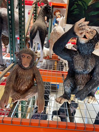 Monkey Hunky Chimpanzee Life Size Statue - LM Treasures 