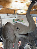 Standing Baby Elephant Life Size Statue - LM Treasures Life Size Statues & Prop Rental
