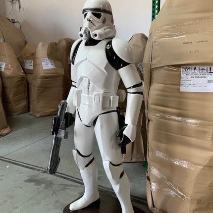 White Space Trooper Life Size Statue - LM Treasures 