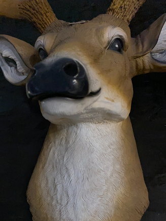 Buck Deer Head Life Size Statue - LM Treasures Life Size Statues & Prop Rental