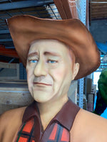 Cowboy on Horse Life Size Statue - LM Treasures 