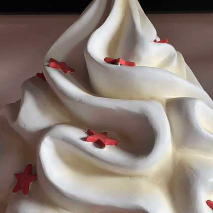 Red Velvet Cupcake With Stars Over Sized Statue - LM Treasures 
