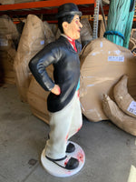 Scary Chaplin Clown Life Size Statue - LM Treasures 