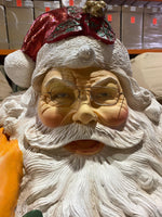 Santa Claus With Bag Christmas Life Size Statue - LM Treasures 