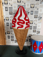 Strawberry Ice Cream Over Sized Statue - LM Treasures 