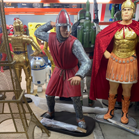 Crusader Knight Life Size Statue - LM Treasures 