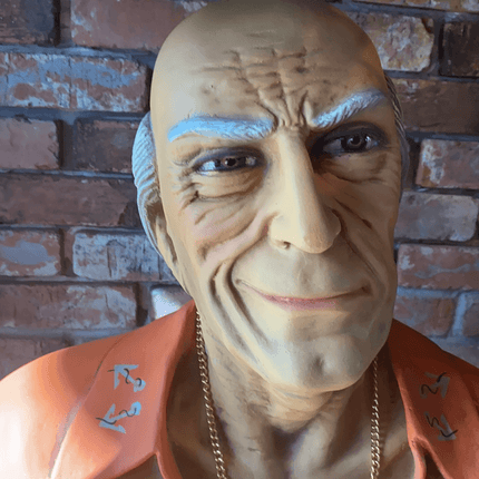 Pirate on Treasure Chest Life Size Statue - LM Treasures 