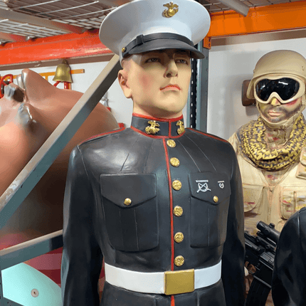 Marine Soldier Life Size Statue - LM Treasures 