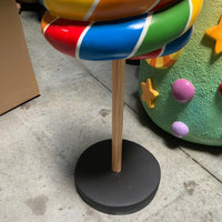 Small Rainbow Cone Lollipop Over Sized Statue - LM Treasures 