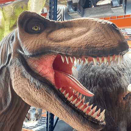 T-Rex Dinosaur On Base Life Size Statue - LM Treasures 
