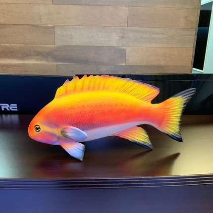 Orange Fish Statue - LM Treasures 