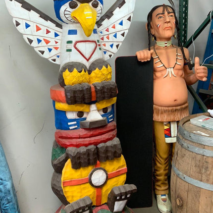 Indian Totem Life Size Statue - LM Treasures 