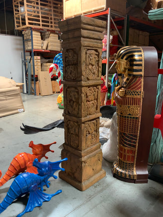 Column Aztec Pilaster Greek Roman Prop Resin Decor - LM Treasures 