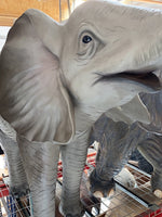 Standing Baby Elephant Life Size Statue - LM Treasures Life Size Statues & Prop Rental