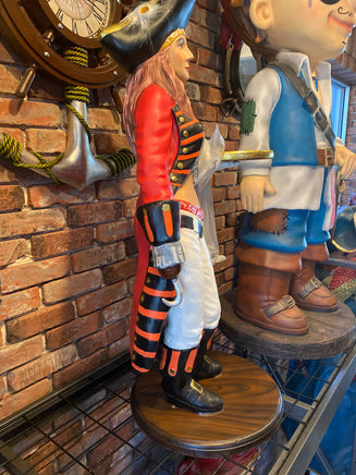 Small Lady Pirate Butler Statue - LM Treasures 