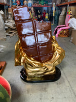 Chocolate Bar Over Sized Statue - LM Treasures Life Size Statues & Prop Rental