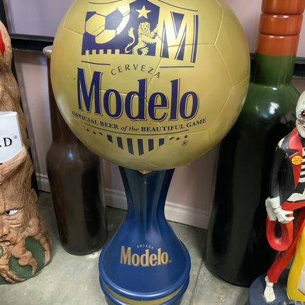 Pre-Owned Modelo Soccer Ball Life Size Statue - LM Treasures 
