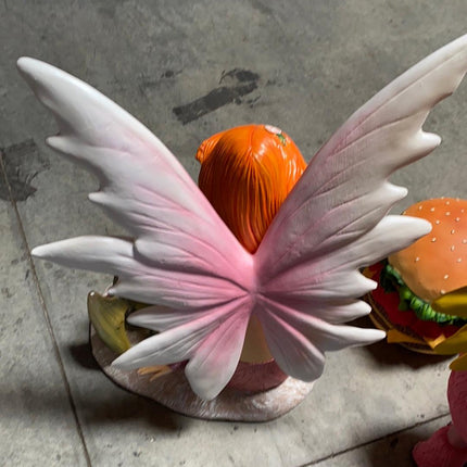 Small Pink Fairy Life Size Statue - LM Treasures 