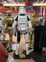 White Space Warrior Life Size Statue - LM Treasures 