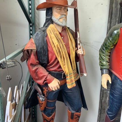 Cowboy With Shotgun Life Size Statue - LM Treasures 