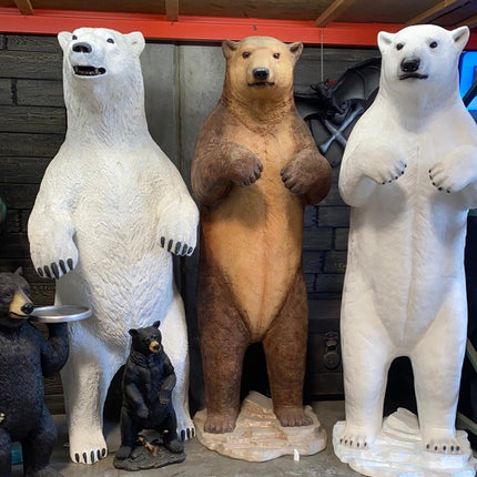 Standing Polar Bear Statue - LM Treasures 