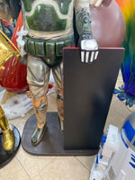 Green Boba Space Trooper Menu Board Life Size Statue - LM Treasures 