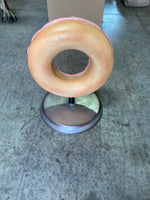 Pink Donut Over Sized Statue - LM Treasures Life Size Statues & Prop Rental