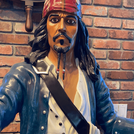 Pirate Captain Jack With Gun Life Size Statue - LM Treasures 