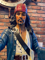 Pirate Captain Jack With Gun Life Size Statue - LM Treasures 