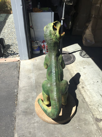 Green Baby Raptor Dinosaur Statue - LM Treasures 
