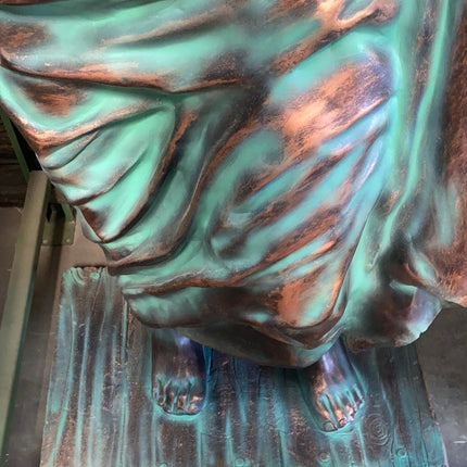 Mermaid Poseidon Life Size Statue - LM Treasures 